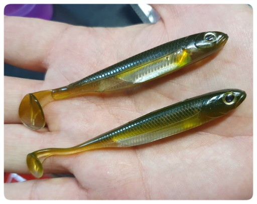 Flashj Shad Kopyto 5,2 см рыбная стрела форель Okoń