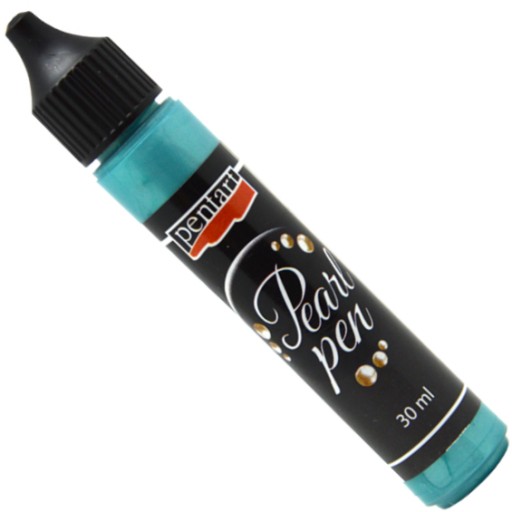 Perełki w płynie 30 ml Pentart Turkus PERŁY pisak