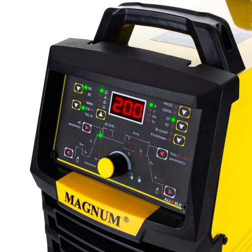 MAGNUM THF 235P TIG AC DC PULS ИНВЕРТОРНЫЙ СВАРОЧНЫЙ АППАРАТ MMA 230 В 200 А АЛЮМИНИЙ