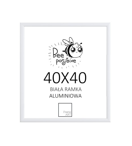 БЕЛАЯ АЛЮМИНИЕВАЯ РАМА 40X40 ПАЗЗЛ ПОСТЕР ФОТО