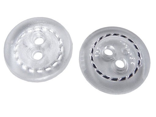 15mm Guziki ozdobne 1 sztuka kolor PRZEZROCZYSTY K411 15006