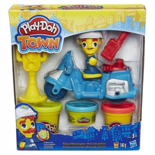 PLAY DOH TOWN MOTOCYKL POLICYJNY B5975 + TUBA