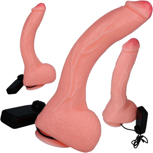 OGROMNY STEROWANY PENIS Z WIBRACJA