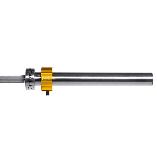 GRYF PROSTY 220cm gładki olimpijski 50mm z 2 zaciskami w zestawie HMS 1100k