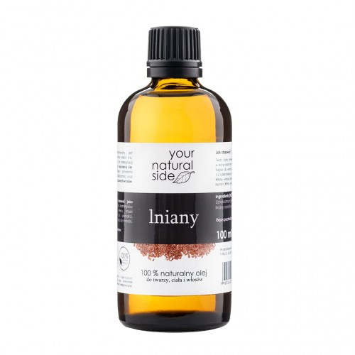 Olej Lniany nierafinowany Organic 100% 100 ml