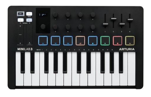 Arturia Minilab III BLACK +ANALOG LAB ABLETON w24h