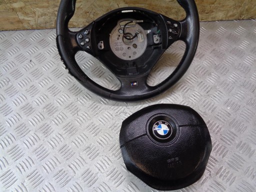 КОМПЛЕКТ ПОДУШЕК БЕЗОПАСНОСТИ НА РУЛЕ M-PACKAGE HEART BMW 5 E39