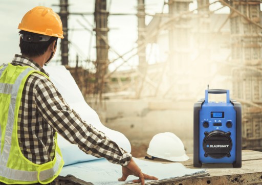 СТРОИТЕЛЬНАЯ РАДИО BLAUPUNKT PP30BT РАБОЧАЯ САЙТА BT И АККУМУЛЯТОР В ПОДАРОК