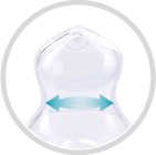 Соска Canpol силиконовая для бутылочки 0м+ 2 шт.