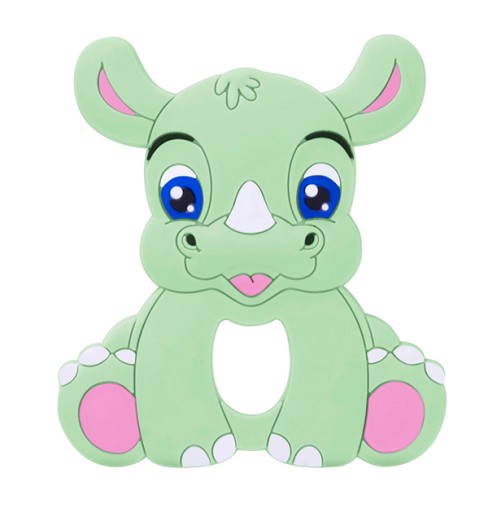 СИЛИКОНОВЫЙ ПРОРЕЗЫВАТЕЛЬ RHINO ЦВЕТА