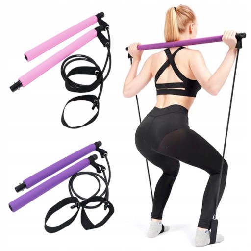 GUMY OPOROWE DRĄŻEK DO ĆWICZEŃ TAŚMY PILATES 18w1