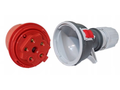 Вилка питания ELEKTROMET TWIST IP44 5P 16A 400V