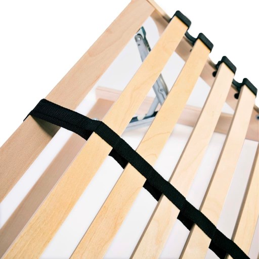 STELAŻE DO ŁÓŻEK 2 SZT. 28 LISTEW 7 STREF 90X200CM