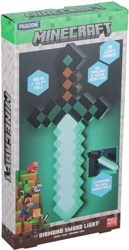 PALADONE Minecraft Лампа с алмазным мечом