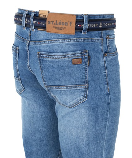 Spodnie jeansy W42 niebieskie dżinsy