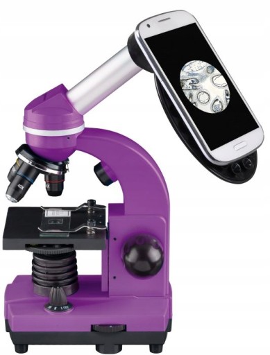 Школьный микроскоп Bresser Biolux SEL 40-1600 Purple