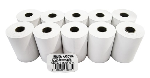 Тепловой тепловой кофейный рулон 57 мм/30 м x 20
