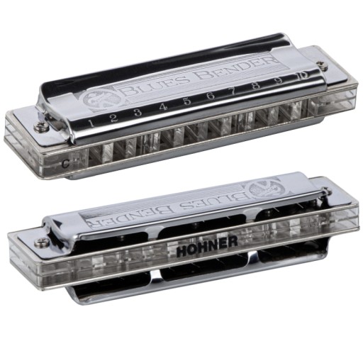 Blues Bender G-Dur - Harmonijka ustna diatoniczna grzebień Clear ABS Hohner