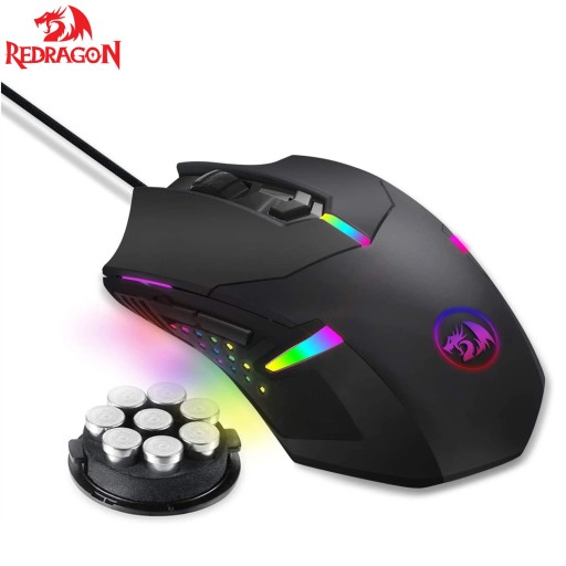 Игровая мышь Redragon M601 RGB Проводная 7-кнопочная программируемая макрос мышь