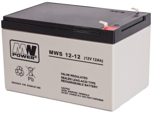 MWS 12V 12AH AGM Аккумулятор