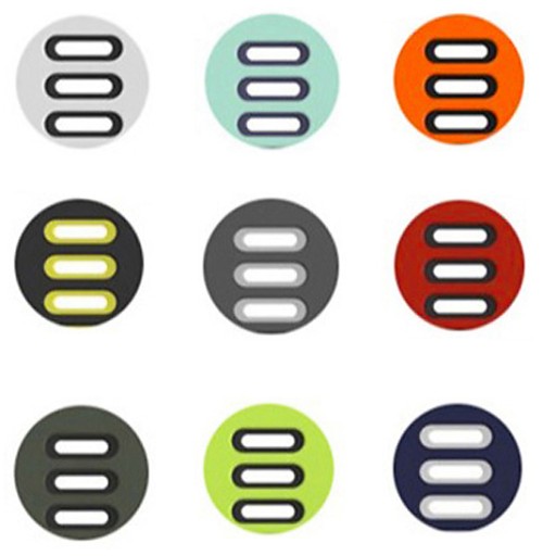 GRANATOWO-BIAŁY Pasek Garmin Fenix 5S Plus (Tech-Band)