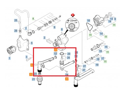 Подключение воды KARCHER K 3.200 K 4 Compact K 4.200