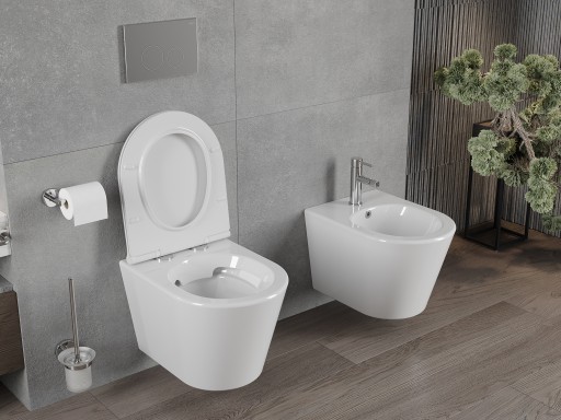 СИДЕНЬЕ ДЛЯ УНИТАЗА MEXEN RICO БЕЗОБОДКОЕ DUROPLAST SLIM