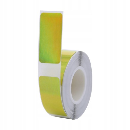 NIIMBOT Etykiety 14x30mm 190szt Naklejki do drukarki B18 HOLOGRAM Złoty