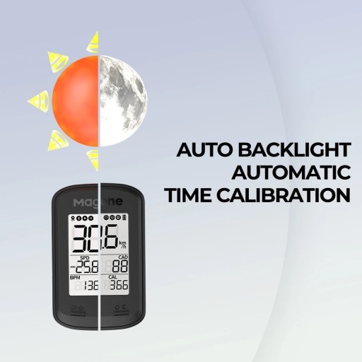 Небольшой профессиональный велосипедный компьютер C206 Pro GPS BLE Ant+ с беспроводной связью