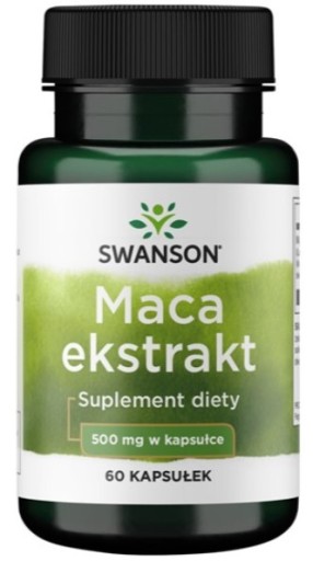 Экстракт маки Swanson 500 мг 60 капсул Либидо Память Сексуальная активность Энергия
