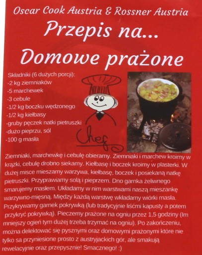 Kociołek ŻELIWNY Rossner AUSTRIA 11L JAKOŚĆ TRADYCJA