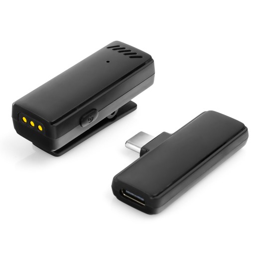 2 беспроводных петличных микрофона Spacetronik SPU-WM12C с чехлом USB-C