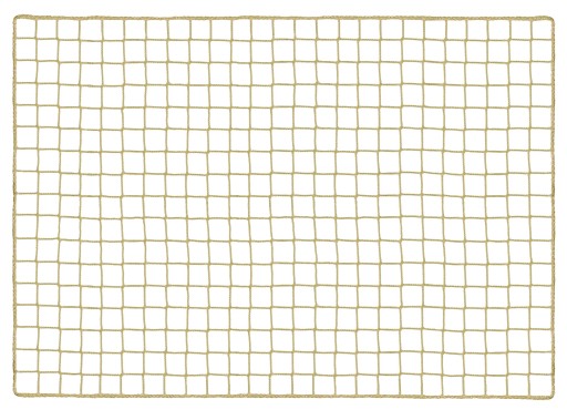Beżowa siatka zabezpieczająca ochronna na schody wzmocniona 80cm x 110cm