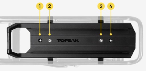 Велосипедный багажник Topeak Mtx Omni Quicktrack адаптер для системы Mtx