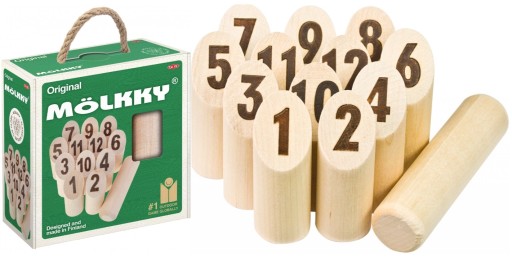 TACTIC MOLKKY оригинальная походная семейная игра для детей от 6 лет