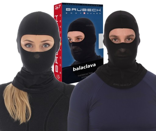 Термоактивная балаклава Brubeck SILVER IONS - S/M