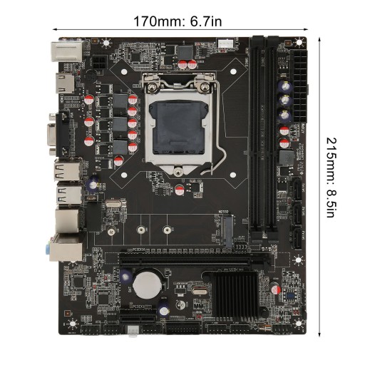 Материнская плата B75A Двухканальная память DDR3