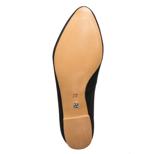Maciejka Ballerinas 04100-46 Кожаный велюр Black R.37