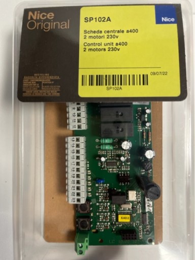 Nice A400 102-A centrala sterownik nowa WINGO 230V