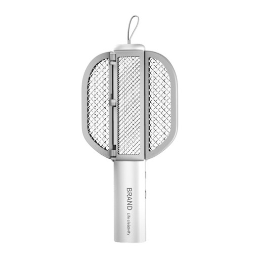Ракетка Swatter 2000V Mesh Electric Bug серого цвета