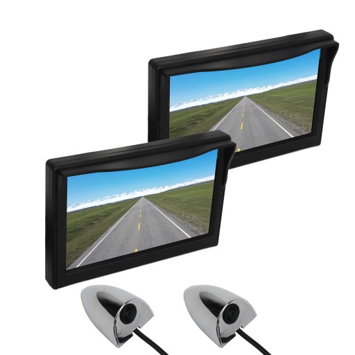 Kamera boczna DC12V-24V 5-calowy TFT LCD Zestaw