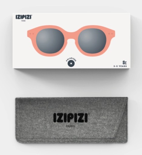Izipizi Kids Sun Детские солнцезащитные очки 9-36м абрикосового цвета C