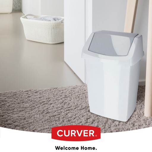 CURVER KOSZ NA ŚMIECI UCHYLNY 15 L GRANITOWY