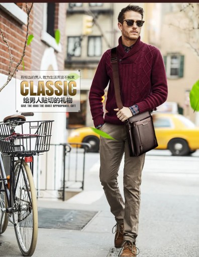 Coach Bag For.men|men's Pu Leather Crossbody Bag