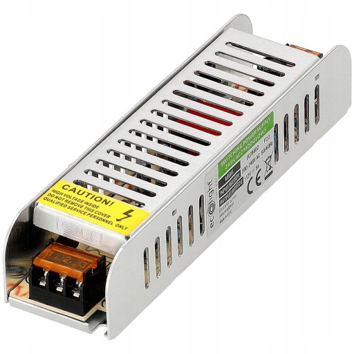 Модульный блок питания для светодиодов 60Вт 12В 5А Ecolight EC79602