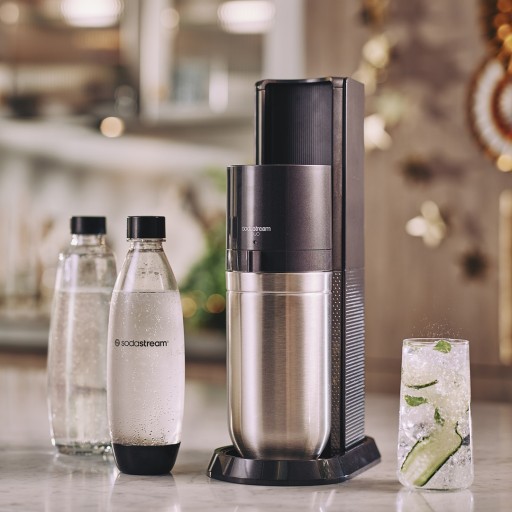 SODASTREAM DUO ВОДНЫЙ САУРАТОР | 2x БУТЫЛКА 1 Л + 2x КАРТРИДЖ + СИРОПЫ