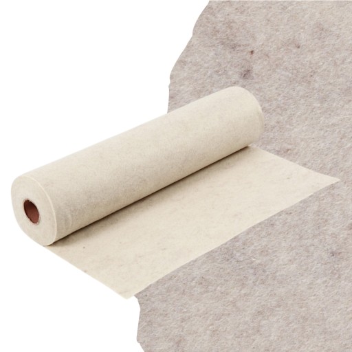 FILC AKRYLOWY W ROLCE 5m KREMOWY MELANŻ 2mm UNIWERSALNY