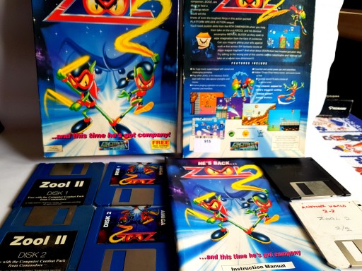 ZOOL 2 АРКАДНАЯ ПЛАТФОРМА AMIGA UNIKAT1993