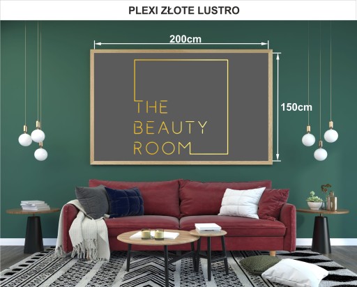 Logo 3D złote srebrne plexi lustrzane litery plexi