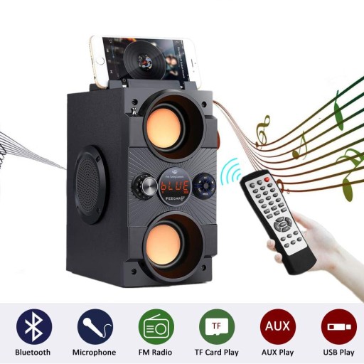Портативная Bluetooth-колонка Feegar для караоке + микрофон